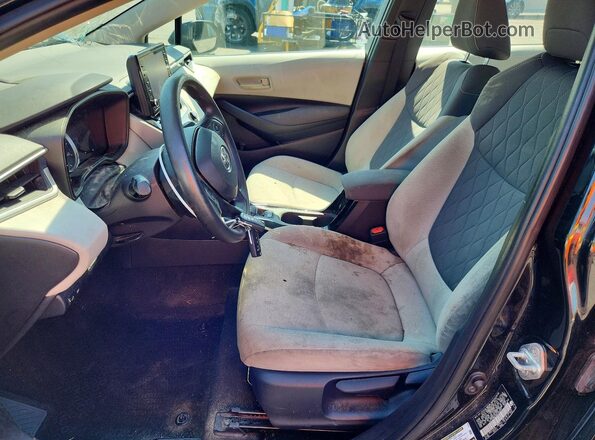 5YFEPMAE0NP306261 2022 TOYOTA COROLLA Black Front interior view