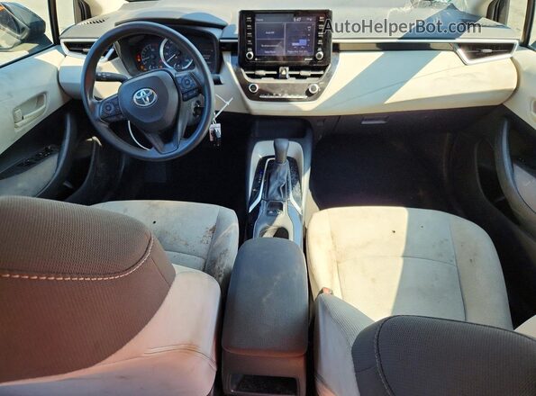 5YFEPMAE0NP306261 2022 TOYOTA COROLLA Black Dashboard view