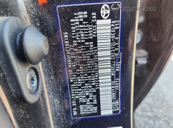 5YFEPMAE0NP306261 2022 TOYOTA COROLLA Black Engine compartment view