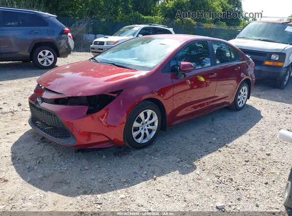 5YFEPMAE0NP378268 2022 TOYOTA COROLLA Красный Передняя левая четверть