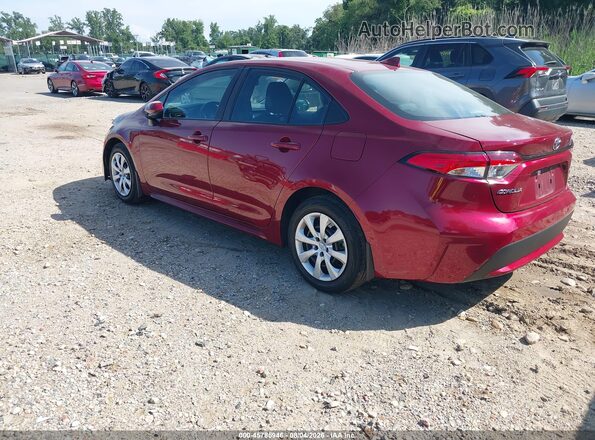5YFEPMAE0NP378268 2022 TOYOTA COROLLA Красный Задняя левая четверть