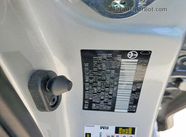5YFEPMAE1MP206717 2021 TOYOTA COROLLA Silver Вид наклейки з VIN-кодом