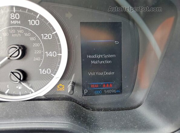 5YFEPMAE1MP206717 2021 TOYOTA COROLLA Silver Вид щитка приладів