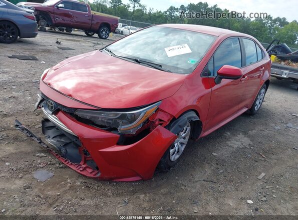5YFEPMAE1MP216731 2021 TOYOTA COROLLA Red Vista tres cuartos delantera izquierda