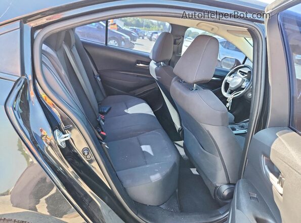 5YFEPMAE1MP227471 2021 TOYOTA COROLLA Black უკანა სავარძლების ხედი