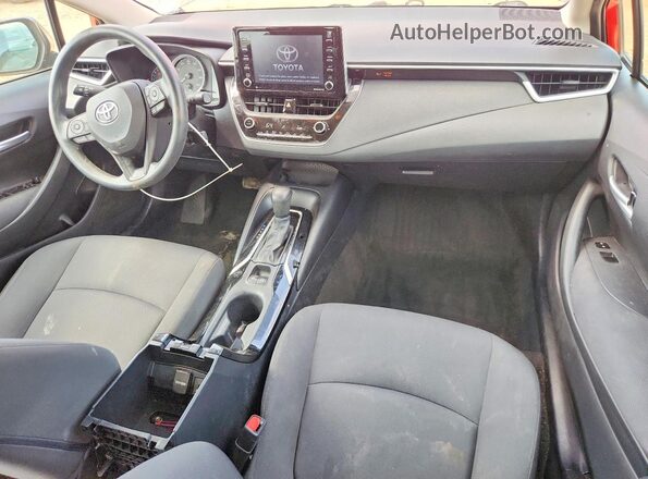 5YFEPMAE1MP237837 2021 TOYOTA COROLLA Red Առջևի վահանակի տեսք