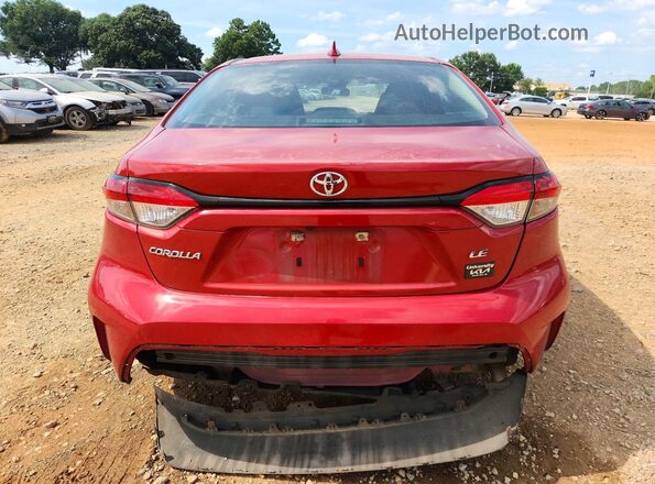 5YFEPMAE1MP237837 2021 TOYOTA COROLLA Red Հետևի տեսք