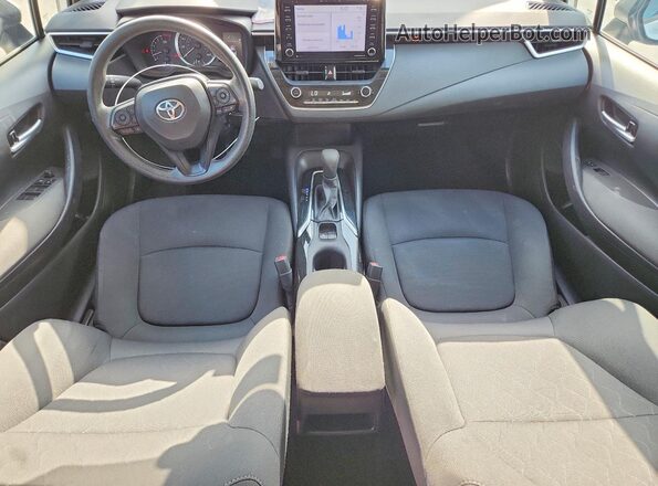 5YFEPMAE1MP245100 2021 TOYOTA COROLLA White Առջևի վահանակի տեսք