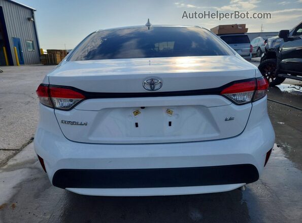 5YFEPMAE1MP245100 2021 TOYOTA COROLLA White Հետևի տեսք