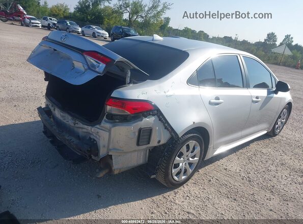 5YFEPMAE1MP252984 2021 TOYOTA COROLLA Серебряный Задняя правая четверть