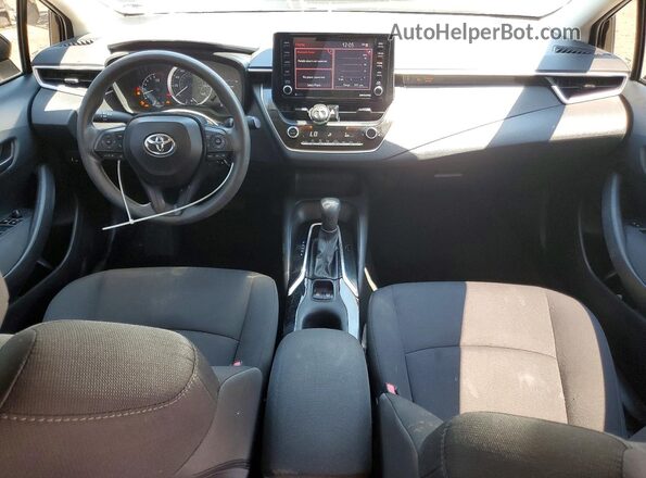 5YFEPMAE1NP287557 2022 TOYOTA COROLLA Black წინა პანელის ხედი