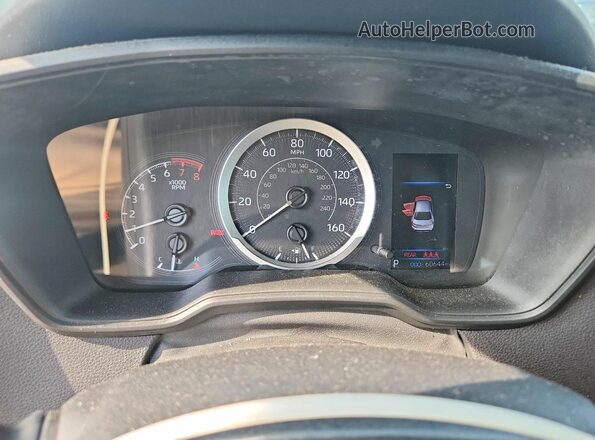 5YFEPMAE1NP337969 2022 TOYOTA COROLLA Silver Вид щитка приладів
