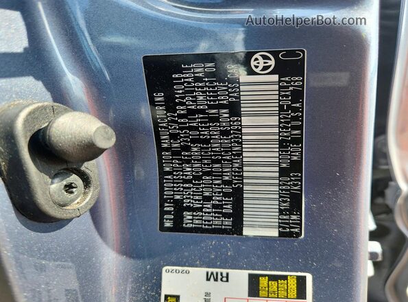 5YFEPMAE1NP337969 2022 TOYOTA COROLLA Silver Вид підкапотного простору