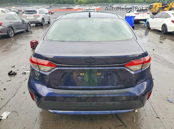 5YFEPMAE1NP352312 2022 TOYOTA COROLLA Blue Հետևի տեսք