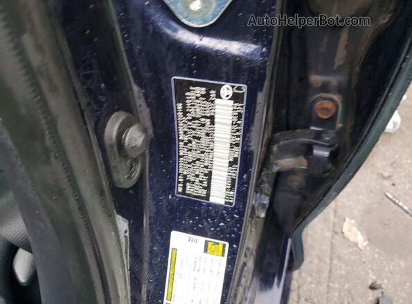 5YFEPMAE1NP352312 2022 TOYOTA COROLLA Blue VIN կոդի պիտակի տեսք