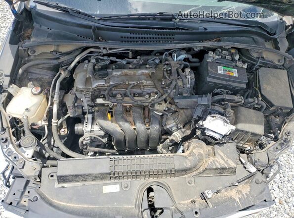 5YFEPMAE1NP387416 2022 TOYOTA COROLLA Black Widok wnętrza z tyłu