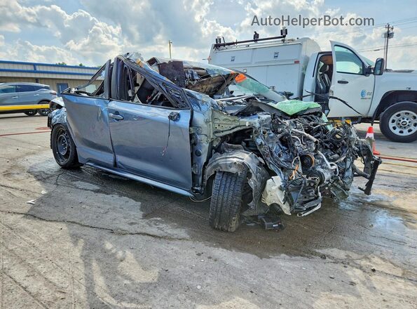 5YFEPMAE2MP169645 2021 TOYOTA COROLLA Blue Передня права чверть