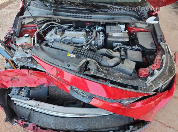 5YFEPMAE2MP185375 2021 TOYOTA COROLLA Red Vista interior trasera