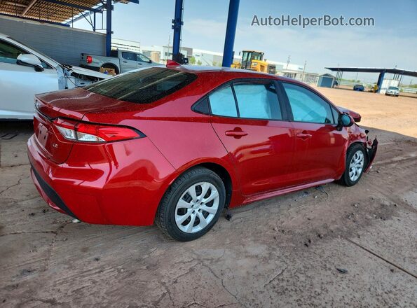 5YFEPMAE2MP185375 2021 TOYOTA COROLLA Red Trasero derecho