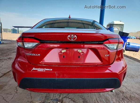 5YFEPMAE2MP185375 2021 TOYOTA COROLLA Red Vista trasera