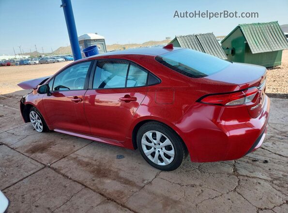 5YFEPMAE2MP185375 2021 TOYOTA COROLLA Red Trasero izquierdo