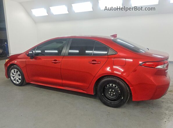 5YFEPMAE2MP186915 2021 TOYOTA COROLLA Красный Задняя левая четверть