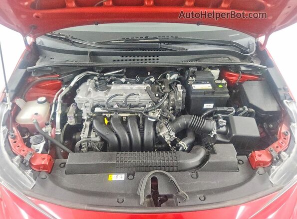 5YFEPMAE2MP186915 2021 TOYOTA COROLLA Красный Вид задней части салона