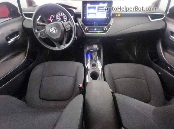 5YFEPMAE2MP186915 2021 TOYOTA COROLLA Красный Вид панели приборов