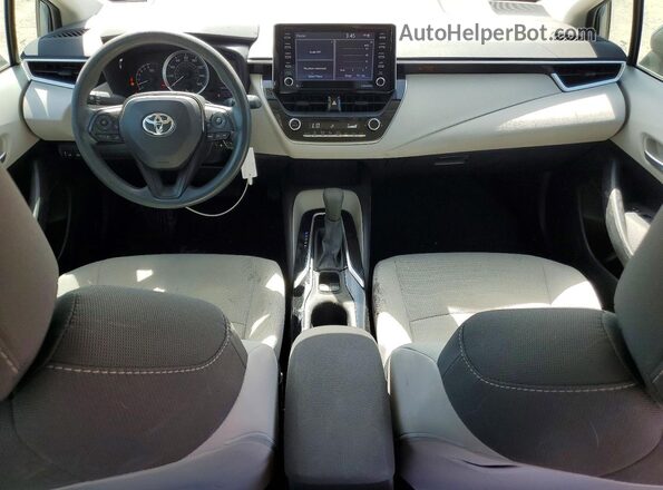 5YFEPMAE2MP201560 2021 TOYOTA COROLLA Gray Առջևի վահանակի տեսք