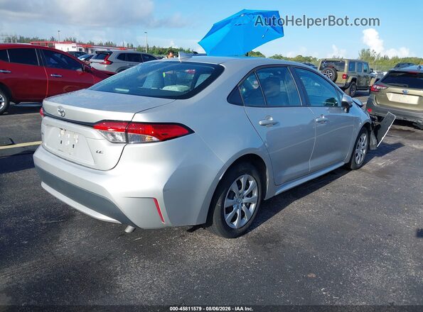 5YFEPMAE2MP205687 2021 TOYOTA COROLLA Silver Rear right