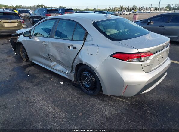 5YFEPMAE2MP205687 2021 TOYOTA COROLLA Silver Rear left