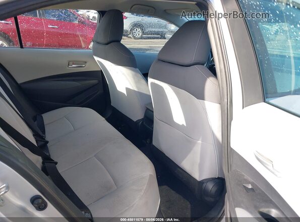 5YFEPMAE2MP205687 2021 TOYOTA COROLLA Silver VIN sticker view