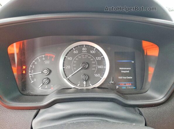 5YFEPMAE2MP235014 2021 TOYOTA COROLLA Blue Vista del cuadro de instrumentos