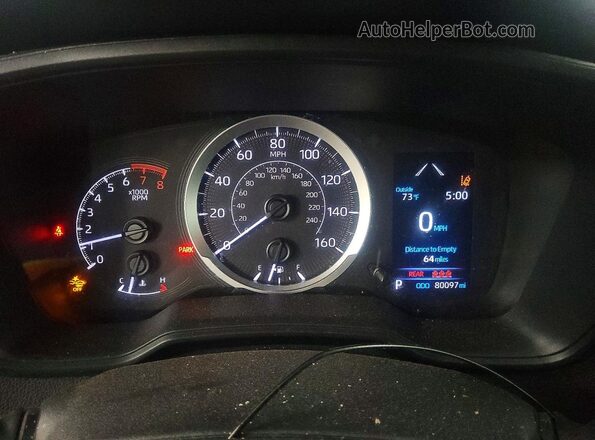 5YFEPMAE2MP241699 2021 TOYOTA COROLLA Синий Вид щитка приборов