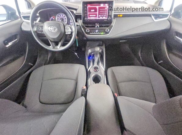 5YFEPMAE2MP241699 2021 TOYOTA COROLLA Синий Вид панели приборов