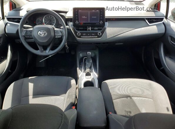 5YFEPMAE2NP275532 2022 TOYOTA COROLLA Red Widok deski rozdzielczej