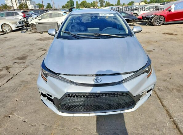 5YFEPMAE2NP325460 2022 TOYOTA COROLLA Silver Вид спереду