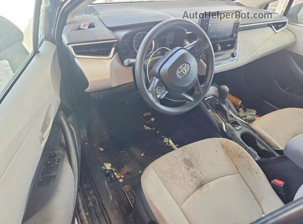 5YFEPMAE2NP330075 2022 TOYOTA COROLLA Black Dashboard view