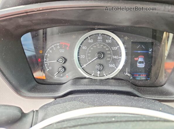 5YFEPMAE2NP332473 2022 TOYOTA COROLLA Blue Vista del cuadro de instrumentos