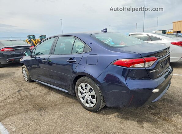 5YFEPMAE2NP332473 2022 TOYOTA COROLLA Blue Trasero izquierdo