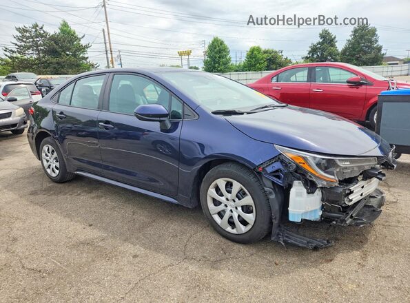 5YFEPMAE2NP332473 2022 TOYOTA COROLLA Blue Delantero derecho