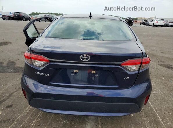 5YFEPMAE2NP337608 2022 TOYOTA COROLLA Blue Rear view
