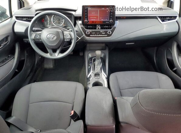 5YFEPMAE2NP337608 2022 TOYOTA COROLLA Blue Dashboard view