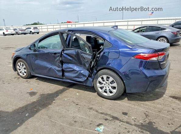 5YFEPMAE2NP337608 2022 TOYOTA COROLLA Blue Rear left