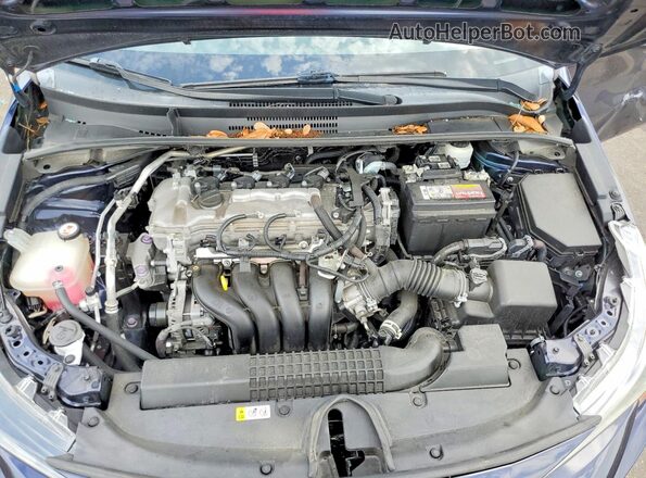 5YFEPMAE2NP337608 2022 TOYOTA COROLLA Blue Rear interior view