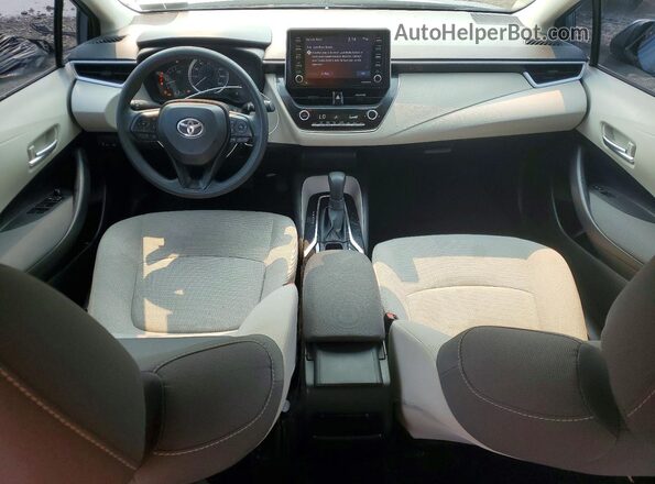5YFEPMAE3MP161859 2021 TOYOTA COROLLA Blue წინა პანელის ხედი