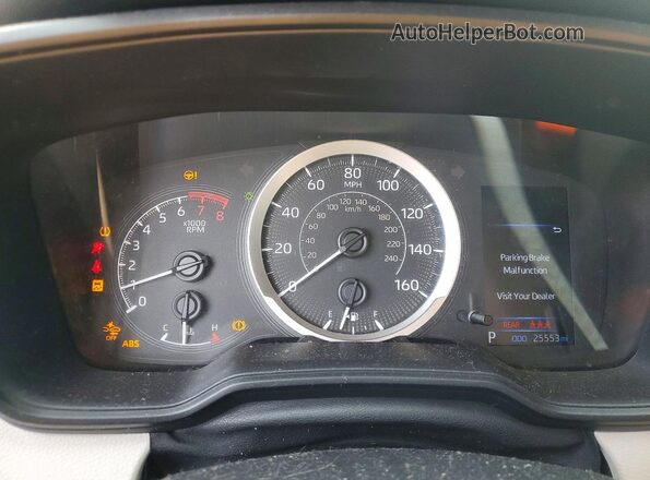 5YFEPMAE3MP161859 2021 TOYOTA COROLLA Blue ხელსაწყოთა პანელის ხედი