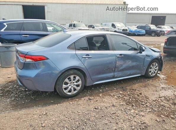 5YFEPMAE3MP161859 2021 TOYOTA COROLLA Blue უკანა მარჯვენა