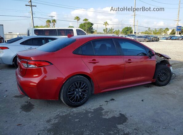 5YFEPMAE3MP166737 2021 TOYOTA COROLLA Red Trasero derecho