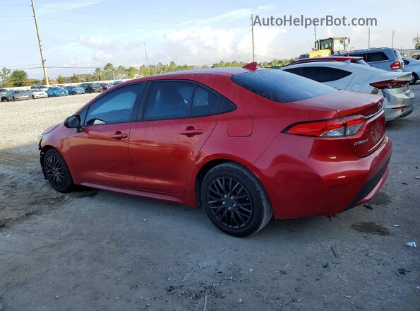 5YFEPMAE3MP166737 2021 TOYOTA COROLLA Red Trasero izquierdo